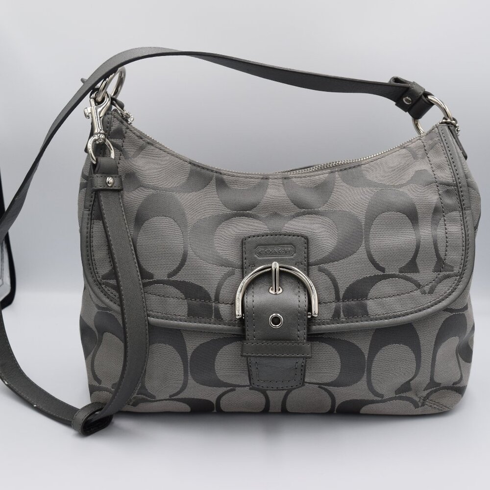Coach 2012 Logo Optic "C" Soho Hobo Crossbody Bag